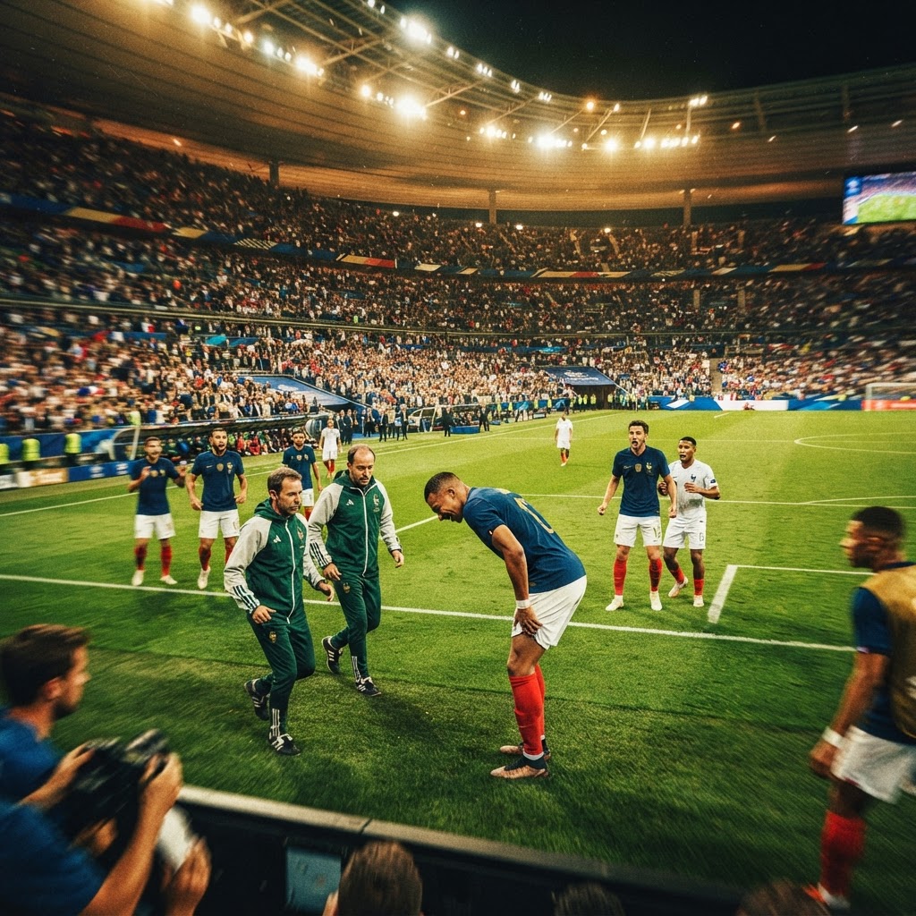 لاعب فريق ليفربول الإنجليزي خلال تواجده مع المنتخب الفرنسي في مباراة دولية
