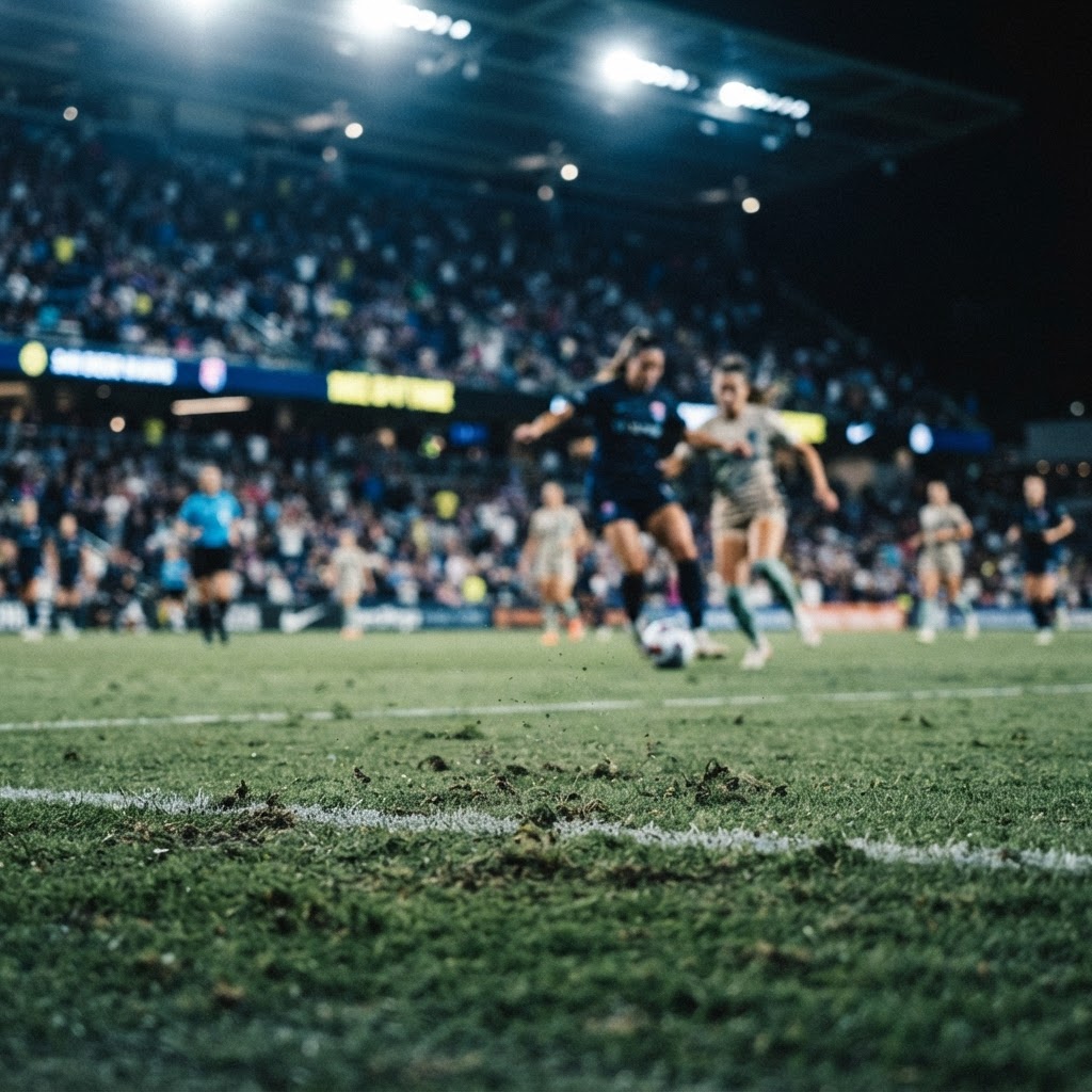 ملعب يجرى فيه لقاء بين فريقين في الدوري الأمريكي لكرة القدم النسائية NWSL